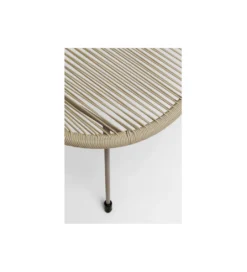 Ławka ACAPULCO 121 cm mono greige*KARE