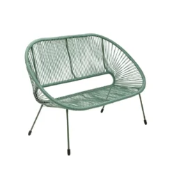 Ławka ACAPULCO 121 cm mono zielony*KARE New