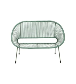 Ławka ACAPULCO 121 cm mono zielony*KARE New