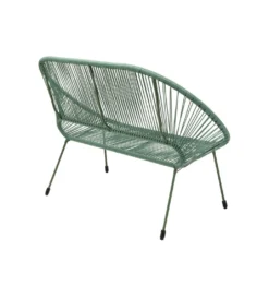 Ławka ACAPULCO 121 cm mono zielony*KARE New