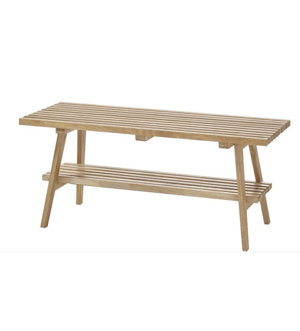 Ławka ALVAR 100 cm drewno dąb*MCA New