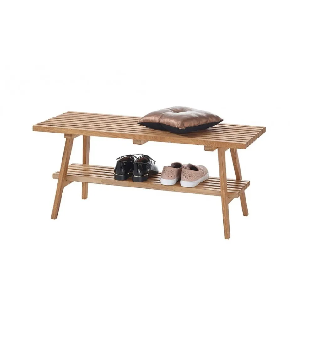 Ławka ALVAR 100 cm drewno dąb*MCA New