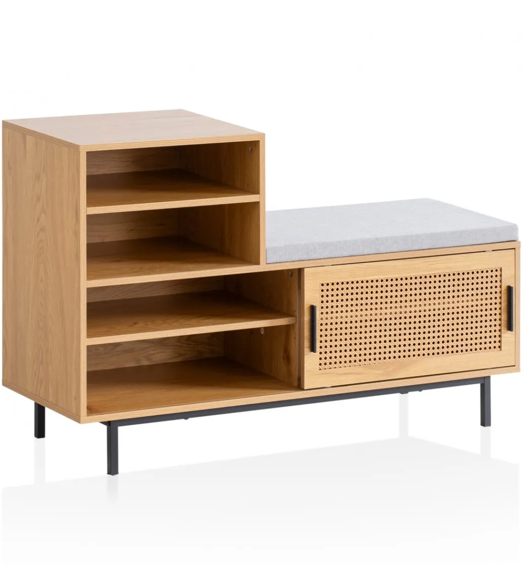 Ławka AMBERT 120 cm w optyce dębu*WOHNLING, GERMANY Best