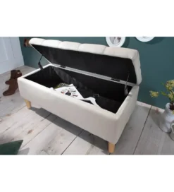 Ławka ARIETT 100 Cm beżowa*Invicta Interior Best