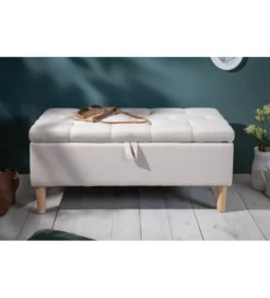 Ławka ARIETT 100 Cm beżowa*Invicta Interior Best