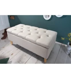 Ławka ARIETT 100 Cm beżowa*Invicta Interior Best