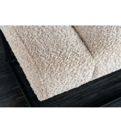 Ławka Baltic 110 cm Bouclé szampański beż*Invicta Interior Outlet