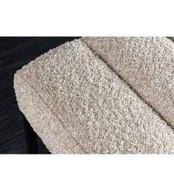 Ławka Baltic 110 cm Bouclé szampański beż*Invicta Interior Outlet