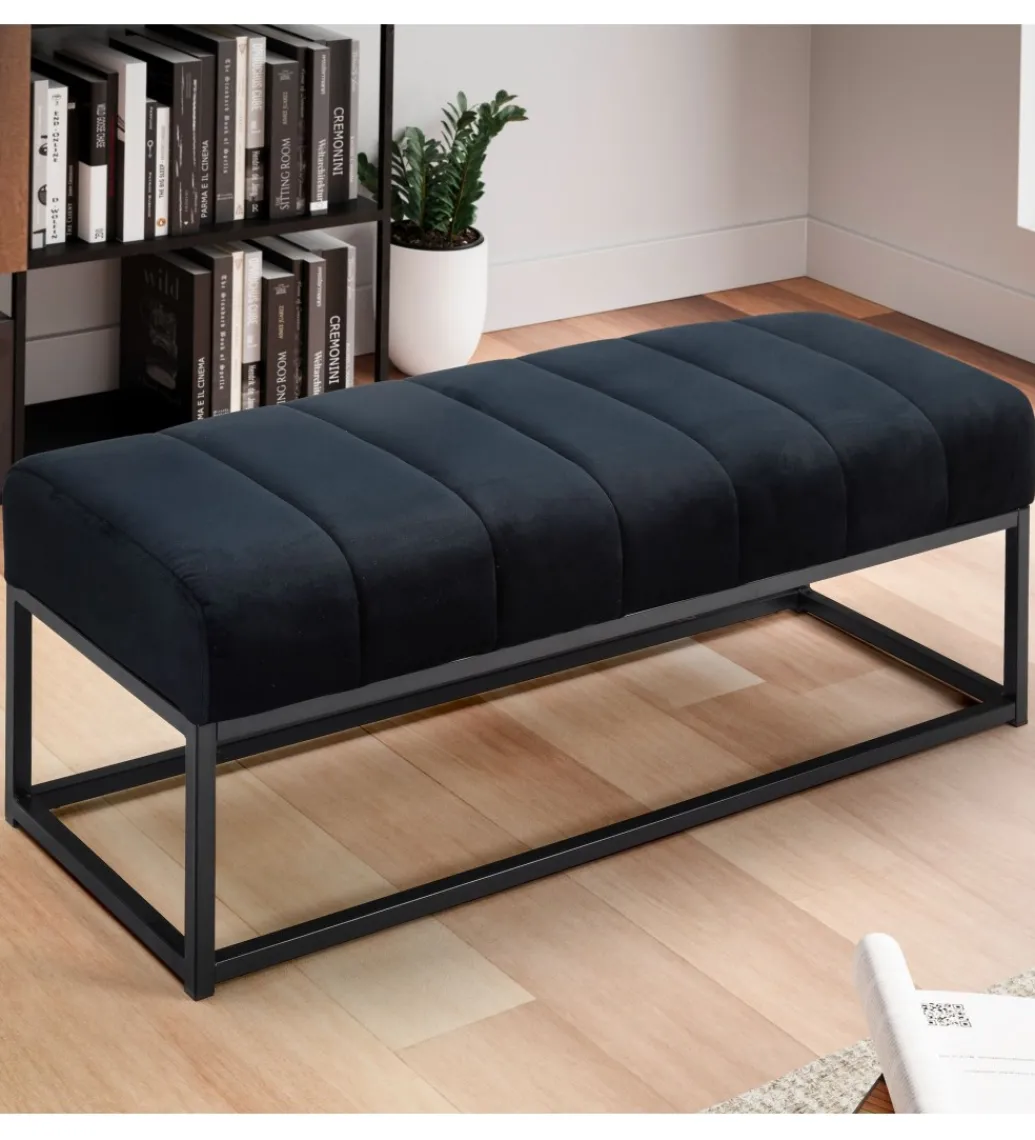 Ławka BALTIC 108 cm czarna*WOHNLING, GERMANY Sale