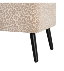 Ławka BAUL 100 cm beżowo kremowa panterka*Zona-Design Outlet