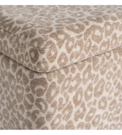 Ławka BAUL 100 cm beżowo kremowa panterka*Zona-Design Outlet