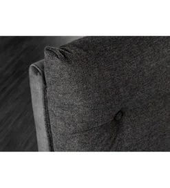 Ławka BIG GEORGE 160 cm welwet antracyt*Invicta Interior Best