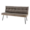 Ławka BIG GEORGE 160 cm welwet taupe brązowy*Invicta Interior Best