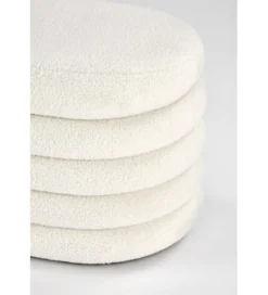 Ławka BLISS 105 cm bouclé kremowe z pojemnikiem*Halmar New