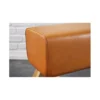 Ławka Bock 100 cm koniakowa*Invicta Interior Discount