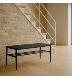 Ławka BONKEMO 100 cm czarna*Zona-Design New