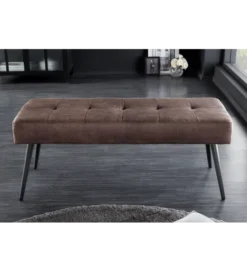 Ławka BOUTIQUE 100 cm brąz*Invicta Interior - przedsprzedaż