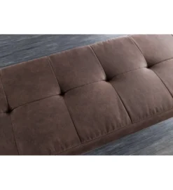Ławka BOUTIQUE 100 cm brąz*Invicta Interior - przedsprzedaż