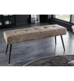 Ławka BOUTIQUE 100 cm kolor taupe*Invicta Interior - przedsprzedaż Hot