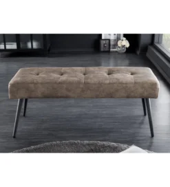 Ławka BOUTIQUE 100 cm kolor taupe*Invicta Interior - przedsprzedaż Hot