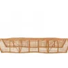 Ławka CRAWL rattanowa 200 cm naturalny*J-Line Hot