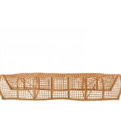 Ławka CRAWL rattanowa 200 cm naturalny*J-Line Hot