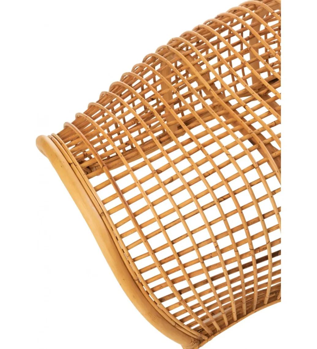 Ławka CRAWL rattanowa 200 cm naturalny*J-Line Hot