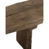 Ławka DEBER 190 cm drewno brązowe*J-Line Discount