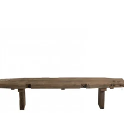 Ławka DEBER 190 cm drewno brązowe*J-Line Discount