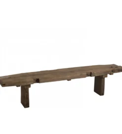 Ławka DEBER 190 cm drewno brązowe*J-Line Discount