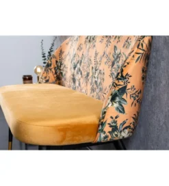 Ławka ELEONOR żółta*Invicta Interior New