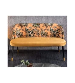 Ławka ELEONOR żółta*Invicta Interior New