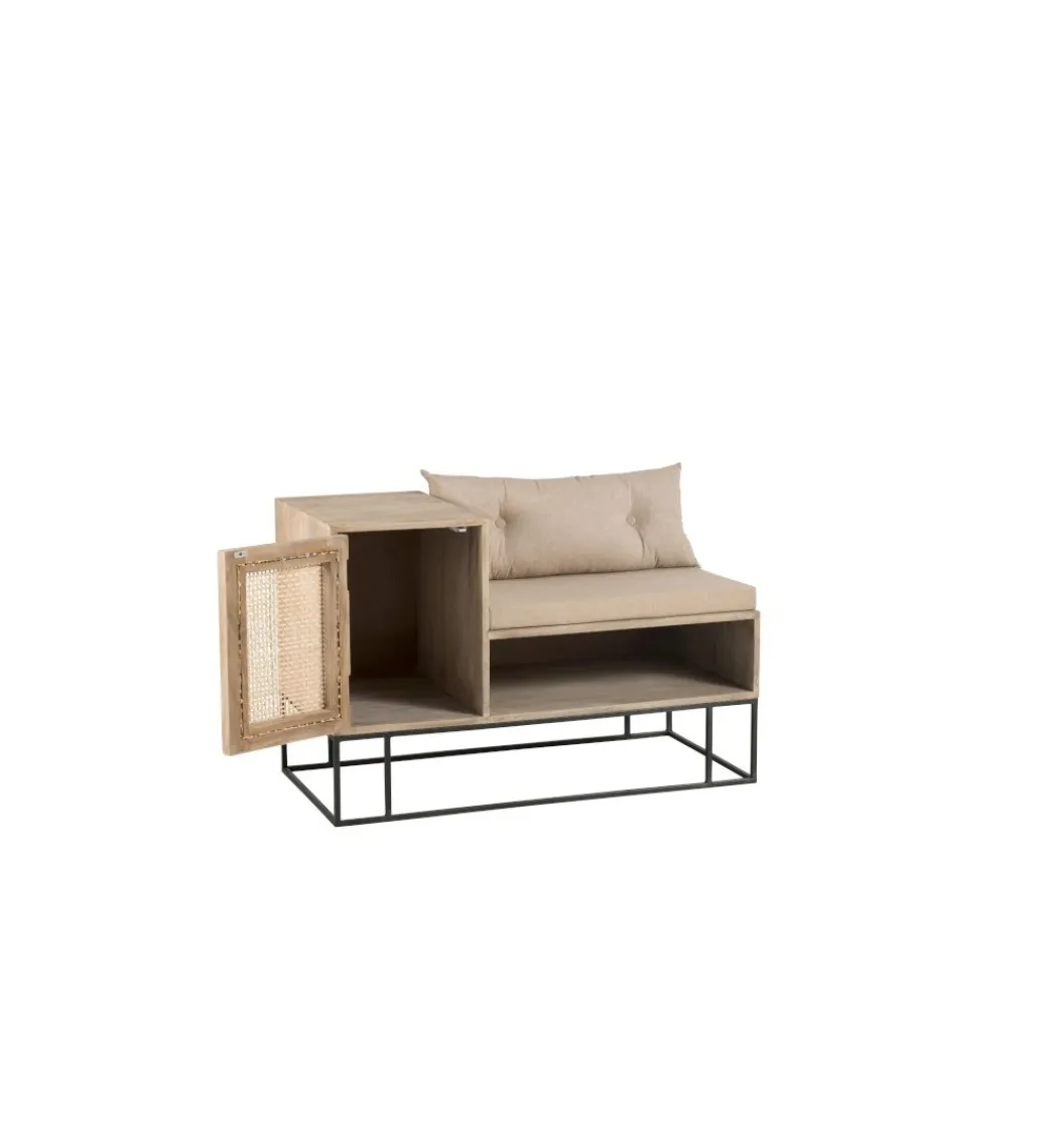 Ławka ENTRY WAY 100 cm drewno mango*J-Line Online