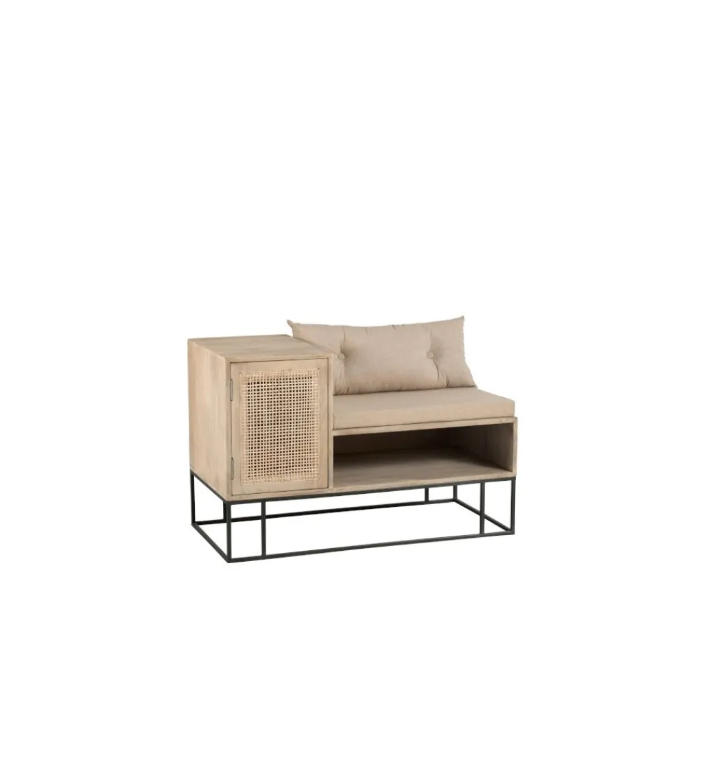 Ławka ENTRY WAY 100 cm drewno mango*J-Line Online