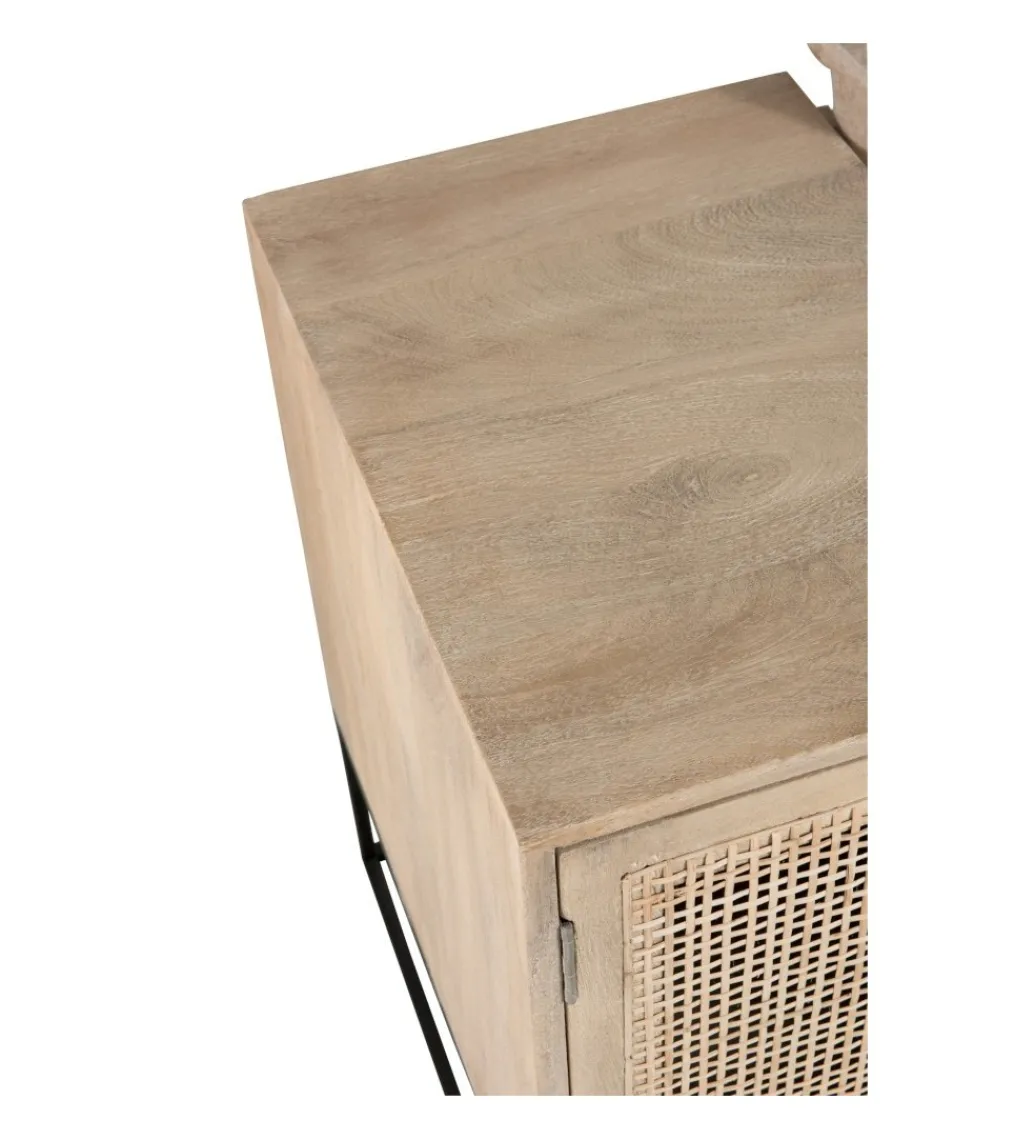 Ławka ENTRY WAY 100 cm drewno mango*J-Line Online