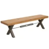 Ławka FACTORY 180 cm dębowa*Invicta Interior Discount