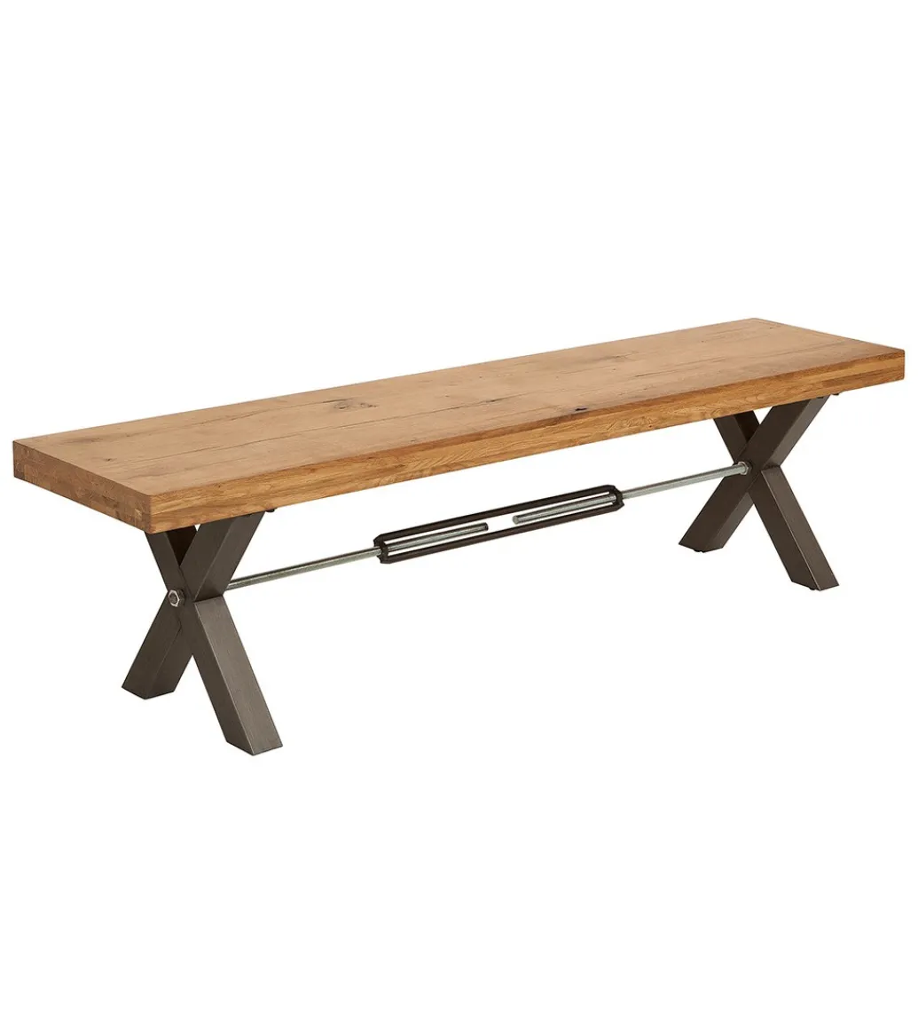 Ławka FACTORY 180 cm dębowa*Invicta Interior Discount