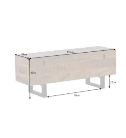 Ławka Factory Loft 115 Cm Mango*Invicta Interior Best