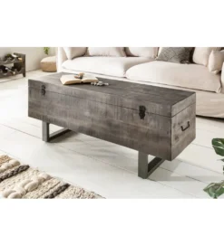 Ławka Factory Loft 115 cm mango szara*Invicta Interior