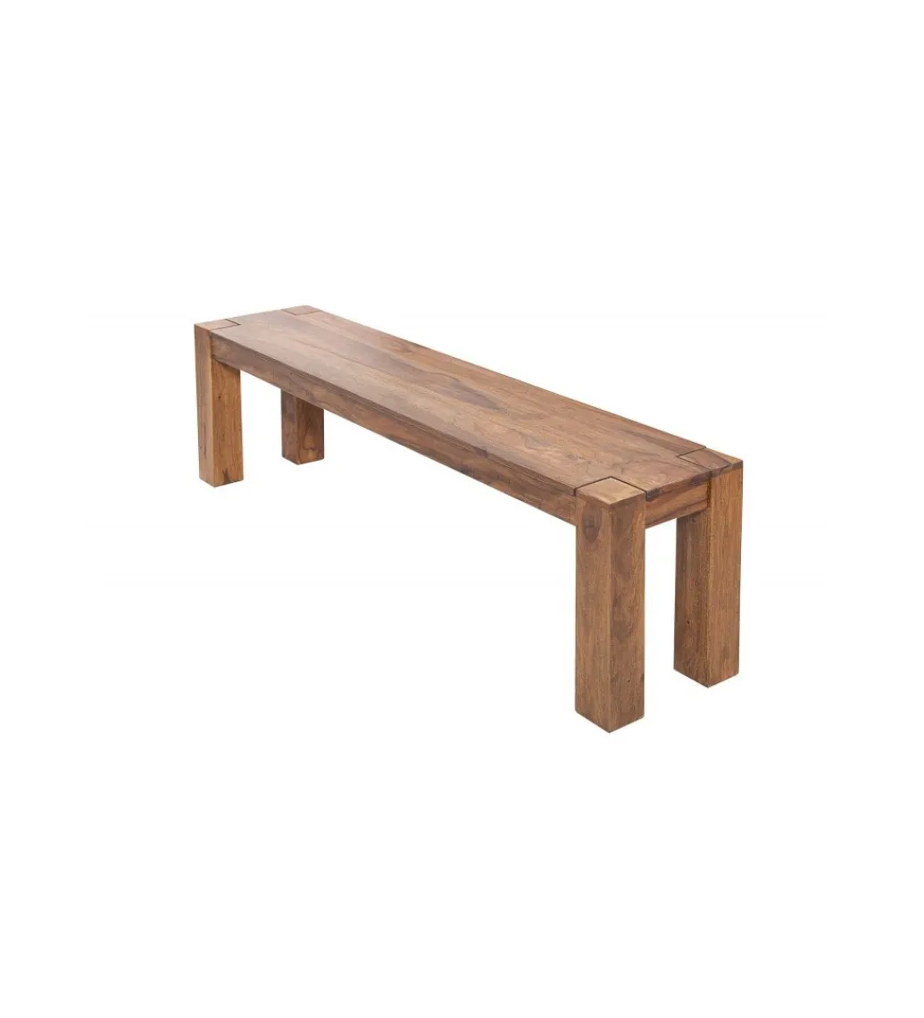 Ławka FINICE Makassar 160 cm drewno Sheesham*Invicta Interior