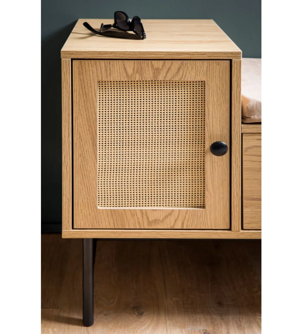 Ławka FONTA 100 cm w optyce dębu*WOHNLING, GERMANY Discount