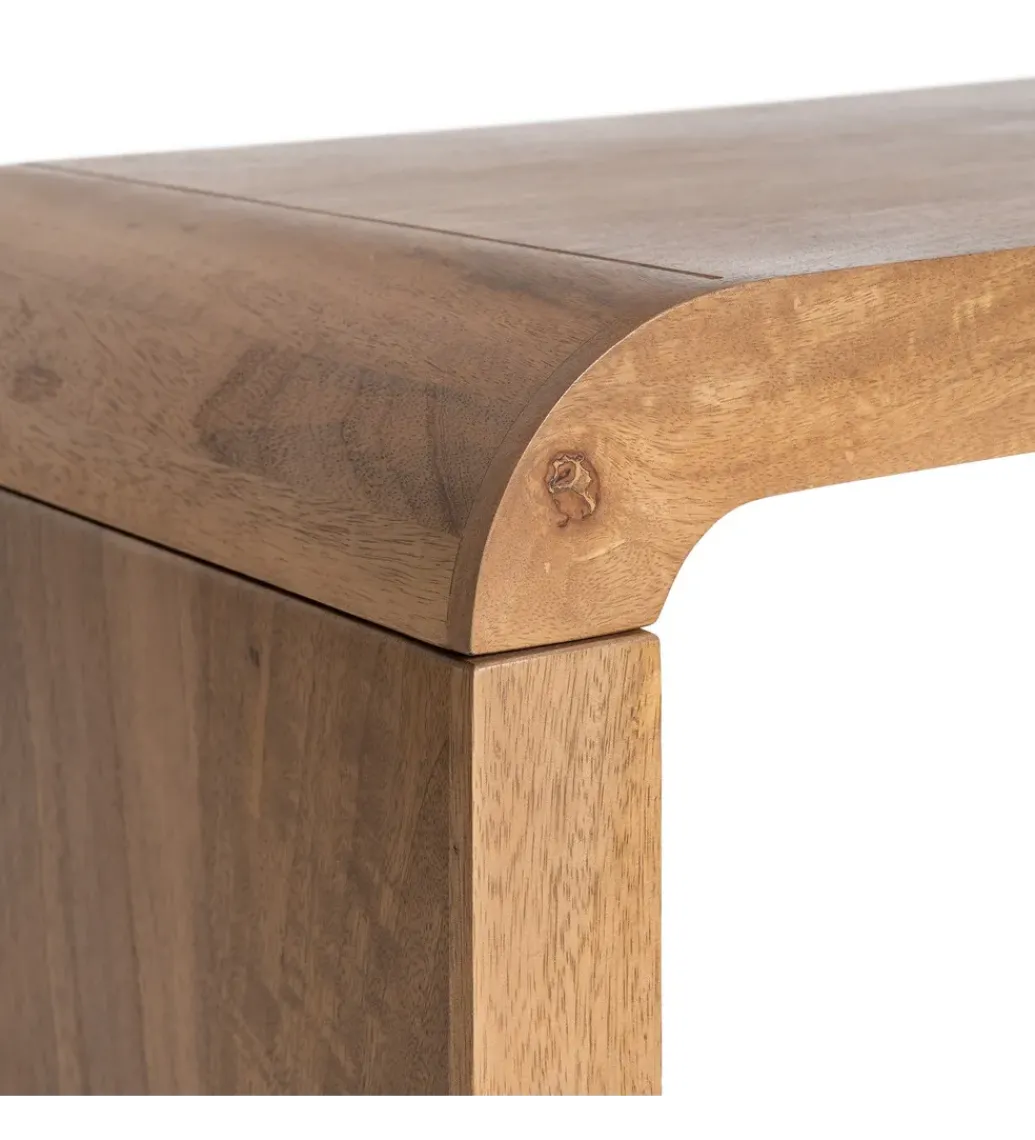 Ławka GALT 147 cm drewno mango naturalna*Zona-Design New