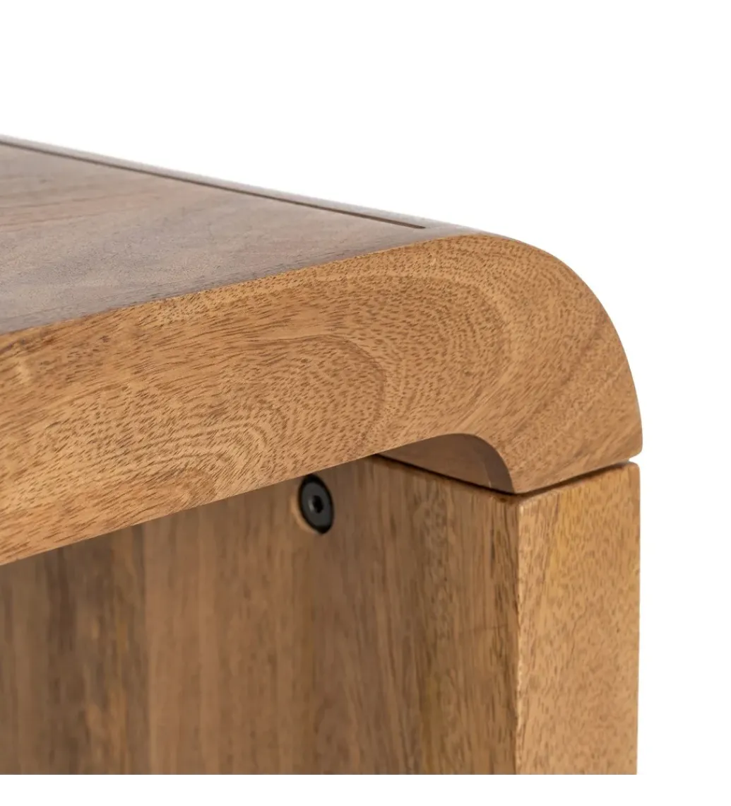Ławka GALT 147 cm drewno mango naturalna*Zona-Design New