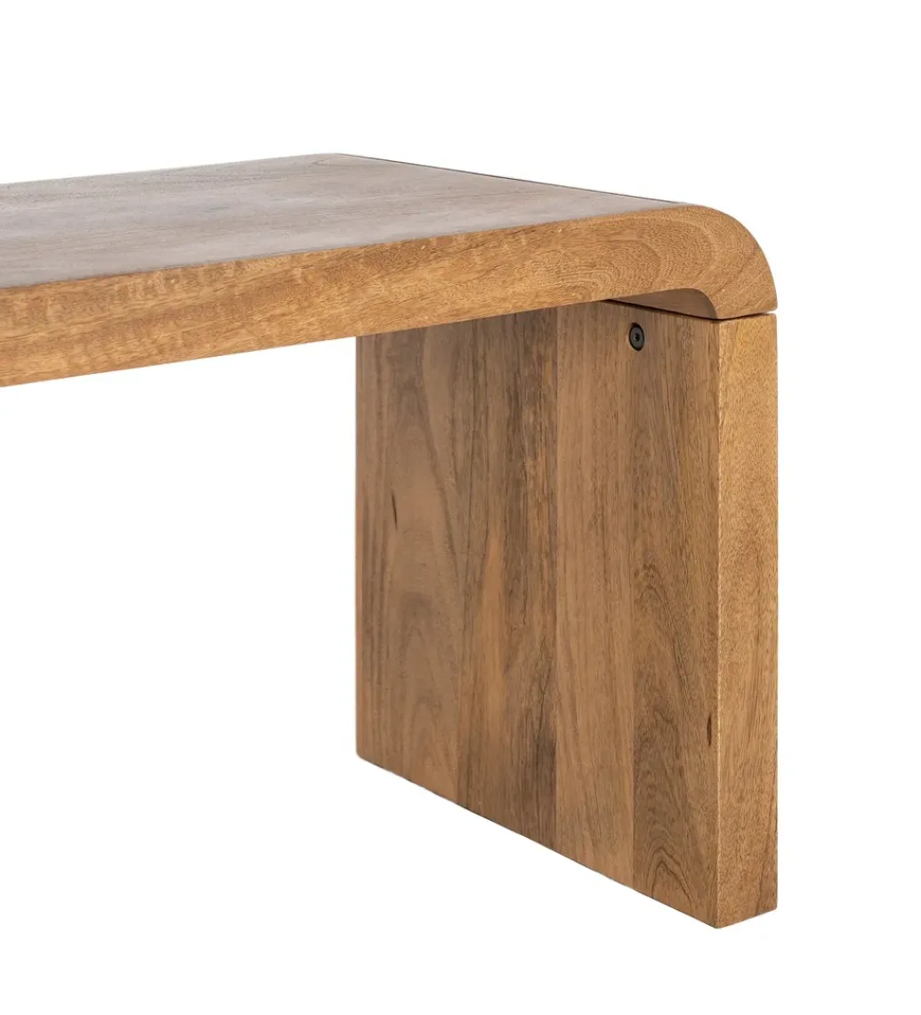 Ławka GALT 147 cm drewno mango naturalna*Zona-Design New
