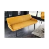 Ławka HAVIER Turin 160 cm musztardowo-żółta*Invicta Interior Clearance