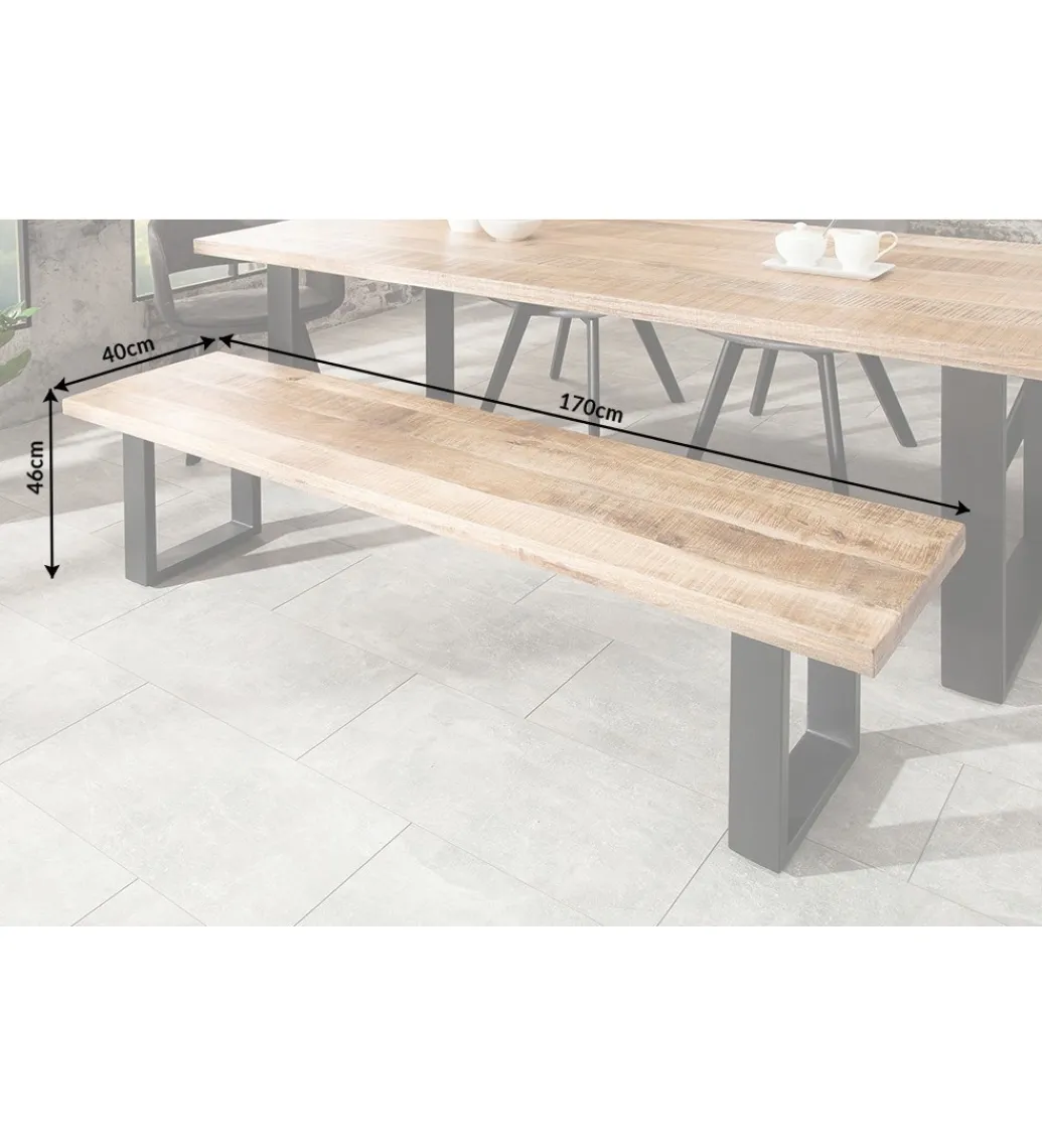 Ławka Iron Craft 170 cm Mango*Invicta Interior Sale