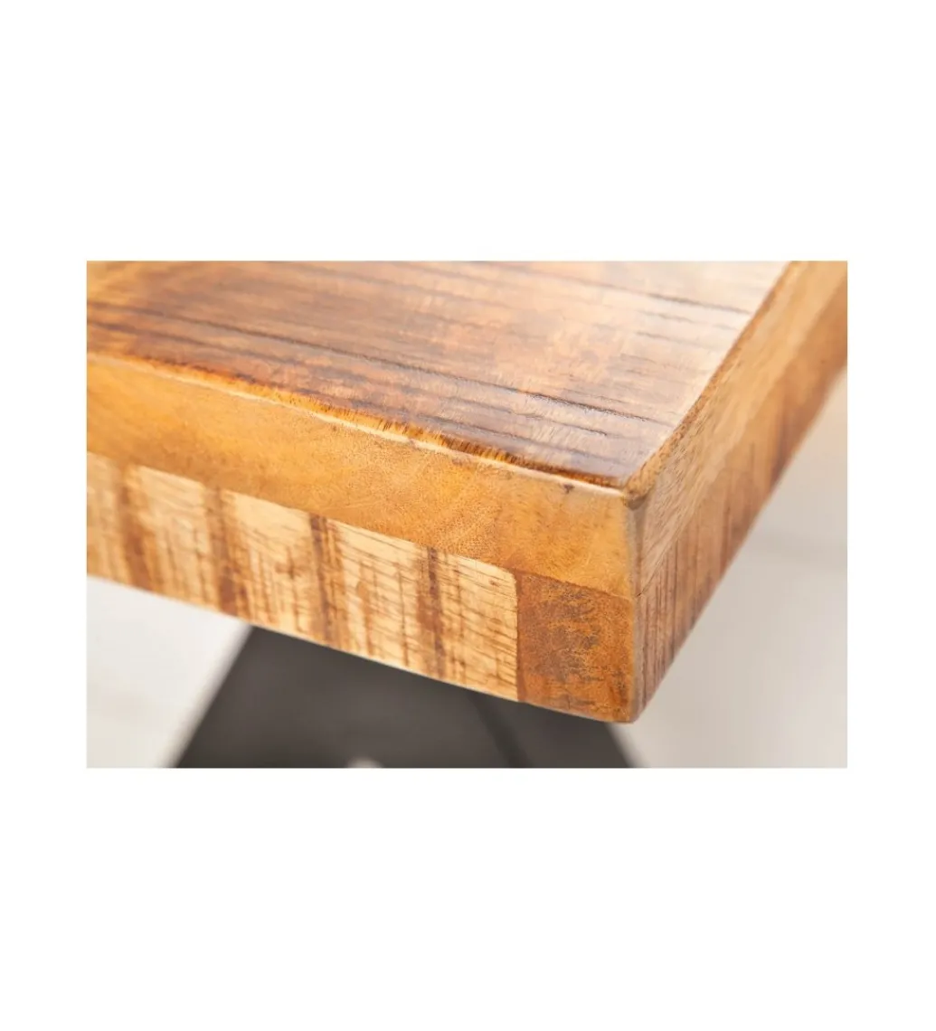 Ławka Iron Craft X 160 cm drewno Mango*Invicta Interior Outlet