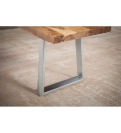 Ławka KORNEL 140 cm drewno akacja*WOHNLING, GERMANY Sale