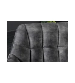 Ławka LUISA 165 cm ciemnoszara*Invicta Interior Clearance