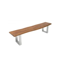 Ławka Mammut 200 cm akacja w kolorze miodu*Invicta Interior Online